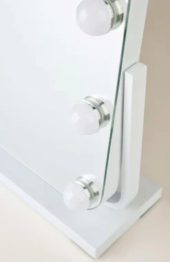 Speil hvit - 42x50x12 cm