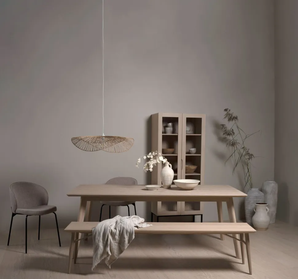 Spisebenk natur - 40x190x45 cm