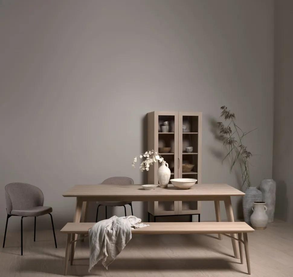 Spisebenk natur - 40x190x45 cm