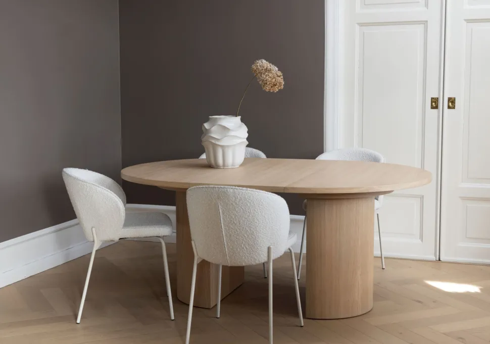 Spisebord natur - ø 127 cm