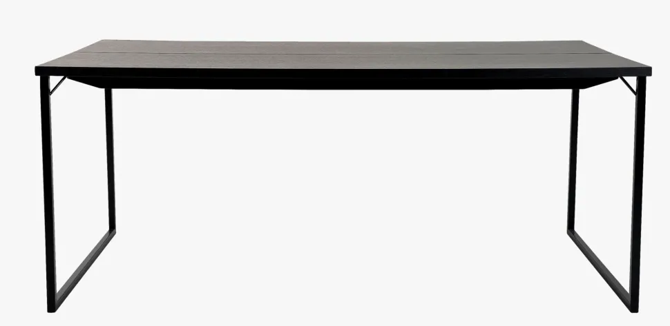 Spisebord svart - 100x200x75 cm