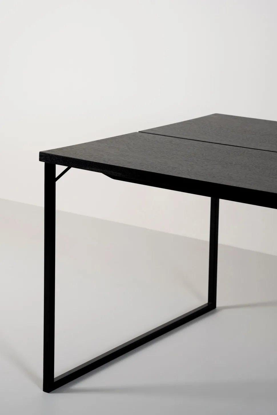 Spisebord svart - 100x200x75 cm