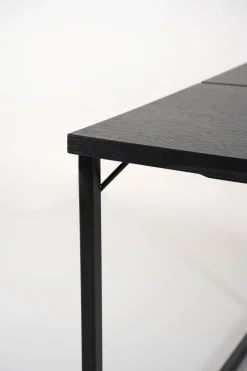 Spisebord svart - 100x200x75 cm