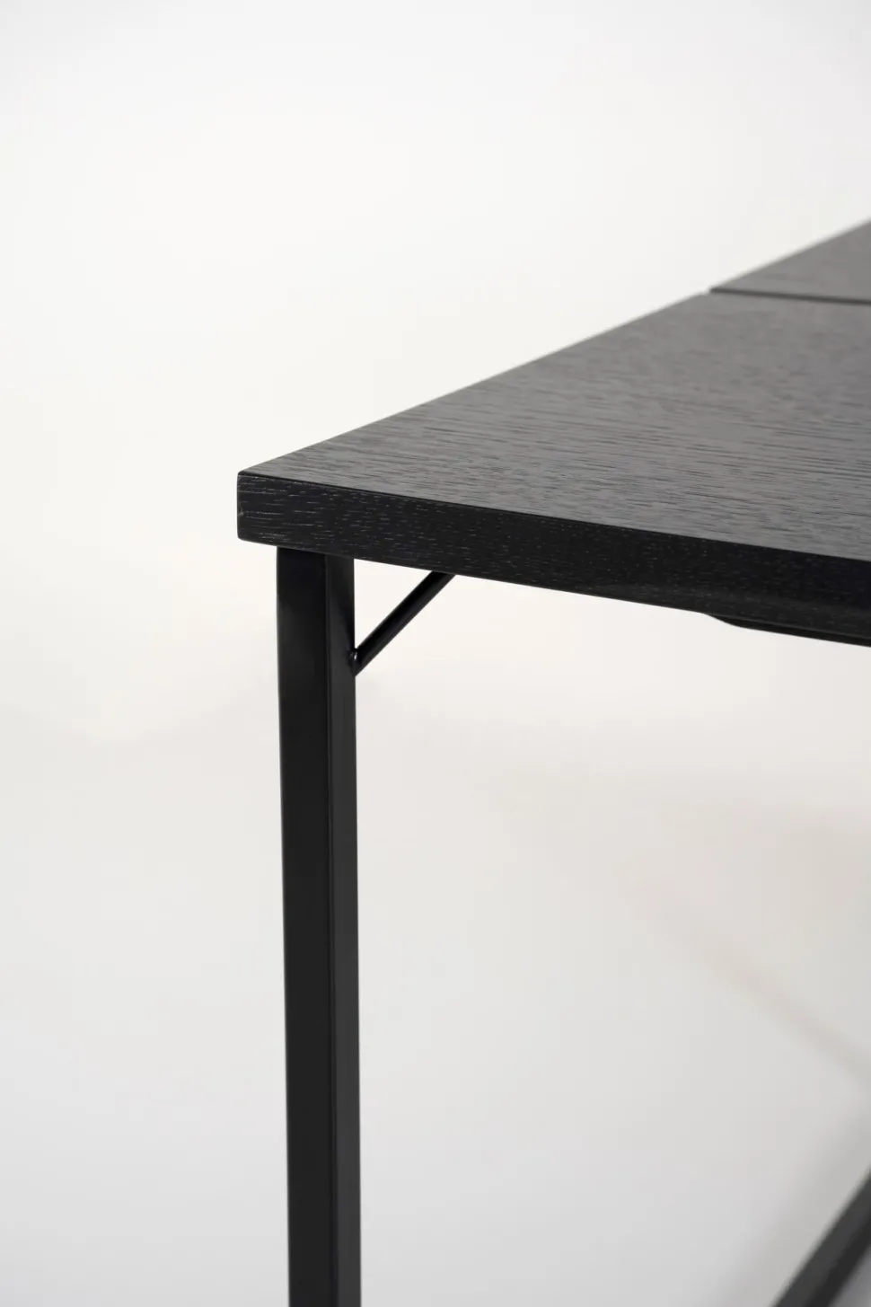 Spisebord svart - 100x200x75 cm