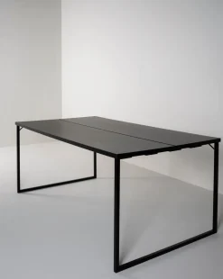 Spisebord svart - 100x200x75 cm