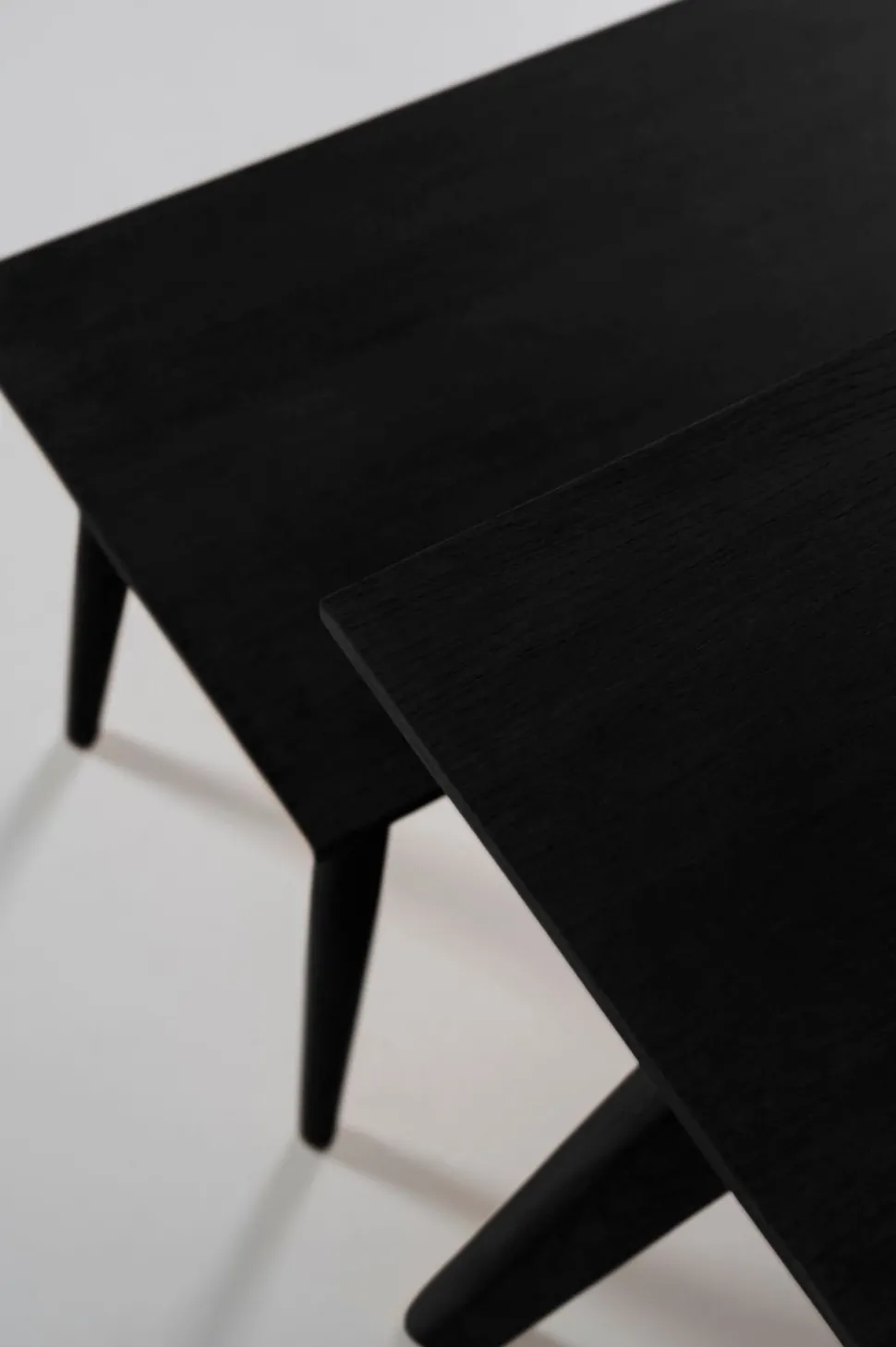 Spisebord svart - 100x200x75 cm