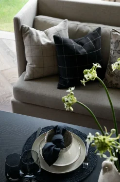 Spisestuesofa setetrekk pakke beige - 40x40x60 cm