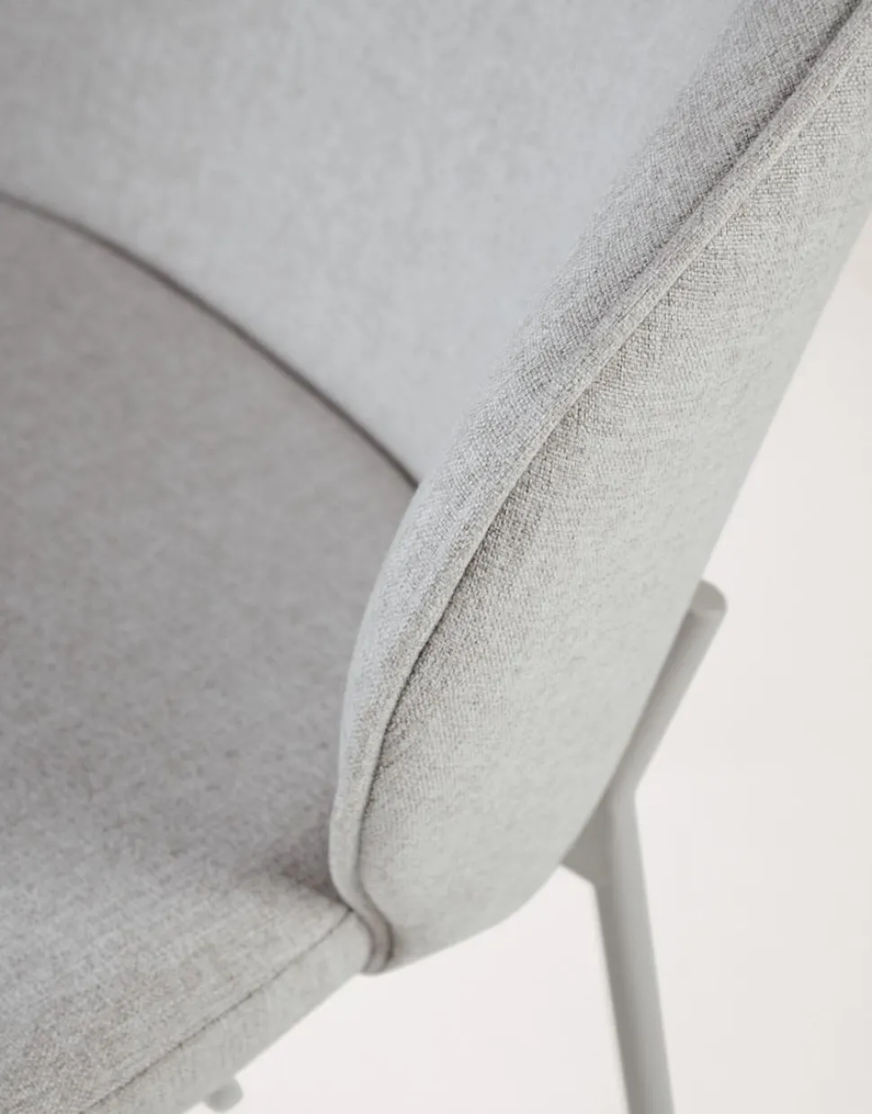 Spisestuestol lys beige - 57x49.5x80 cm