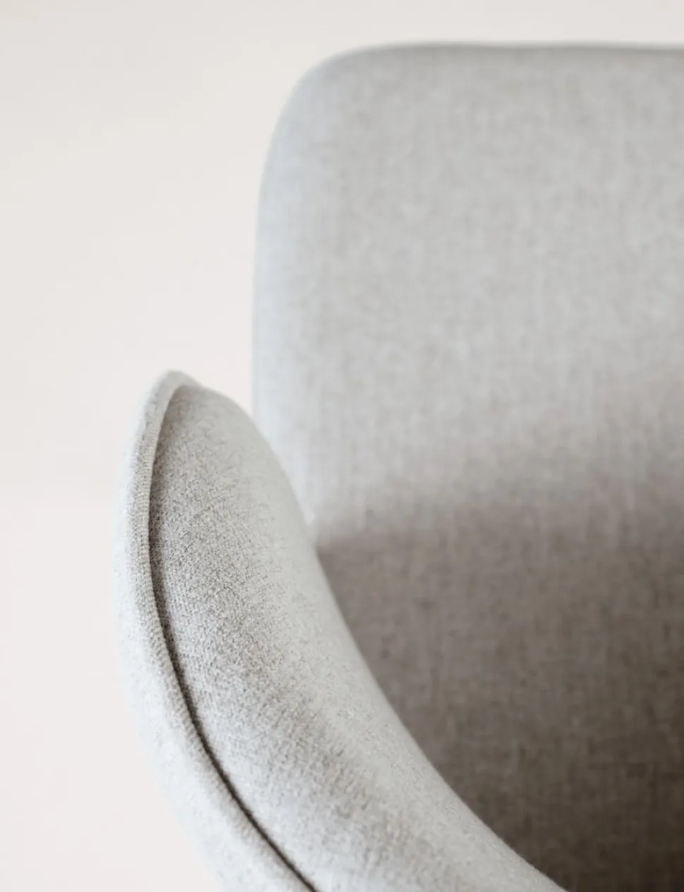 Spisestuestol lys beige - 57x49.5x80 cm