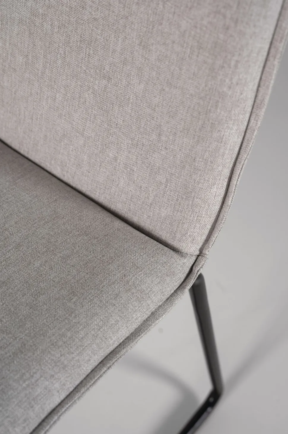 Spisestuestol lys beige - 56x82x46 cm