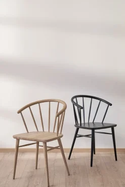 Spisestuestol svart - 53x53x81 cm