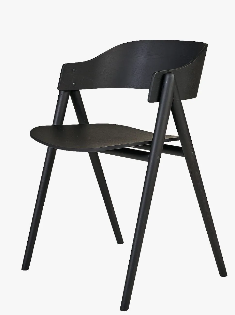 Spisestuestol svart - 54x51x74 cm