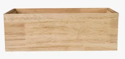 Stablebar oppbevaringsboks natur - 35x20x12 cm