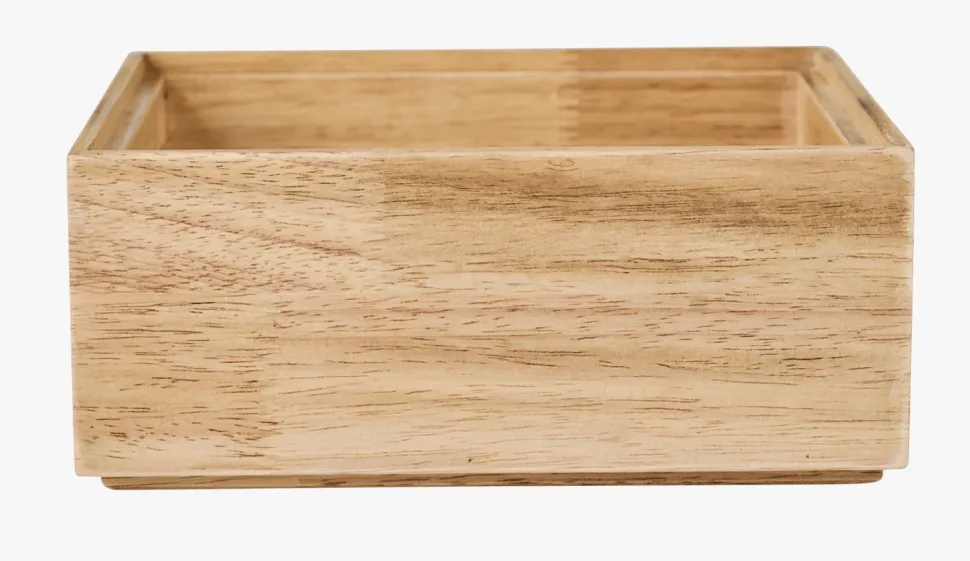 Stablebar oppbevaringsboks natur - 20x16x8 cm