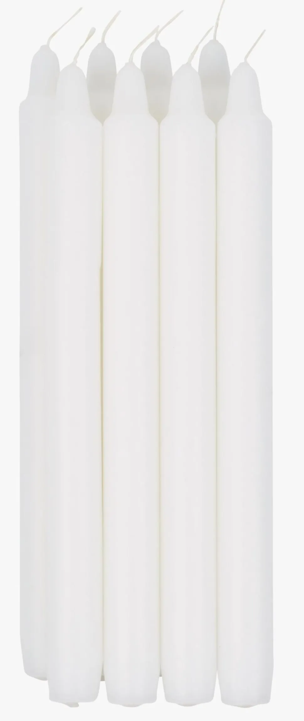 Stakelys hvit - 25 cm