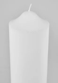 Stakelys hvit - 7x30 cm