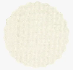 Stolputeunderlag hvit - ø32 cm