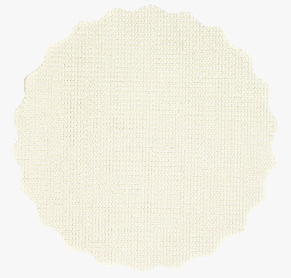 Stolputeunderlag hvit - ø32 cm