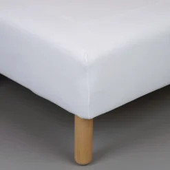 Stretchlaken hvit - 90x200 cm