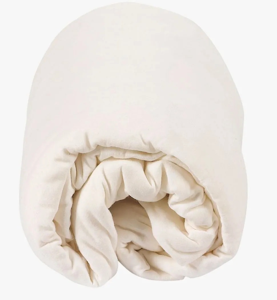 Stretchlaken offwhite - 90x200 cm