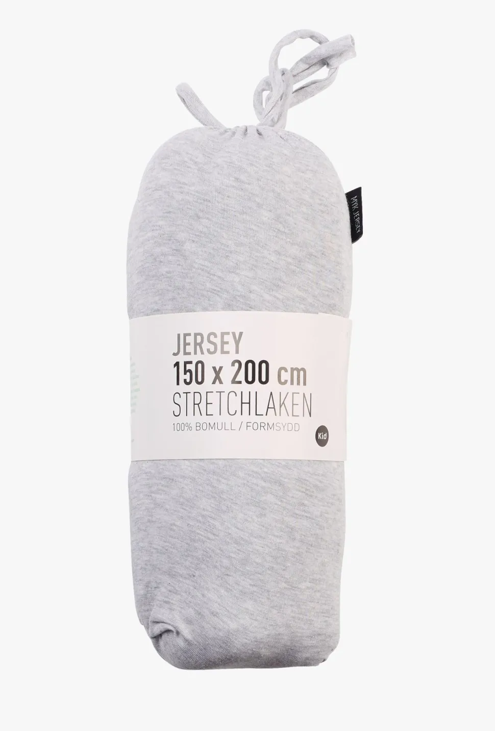 Stretchlaken stål - 90x200 cm