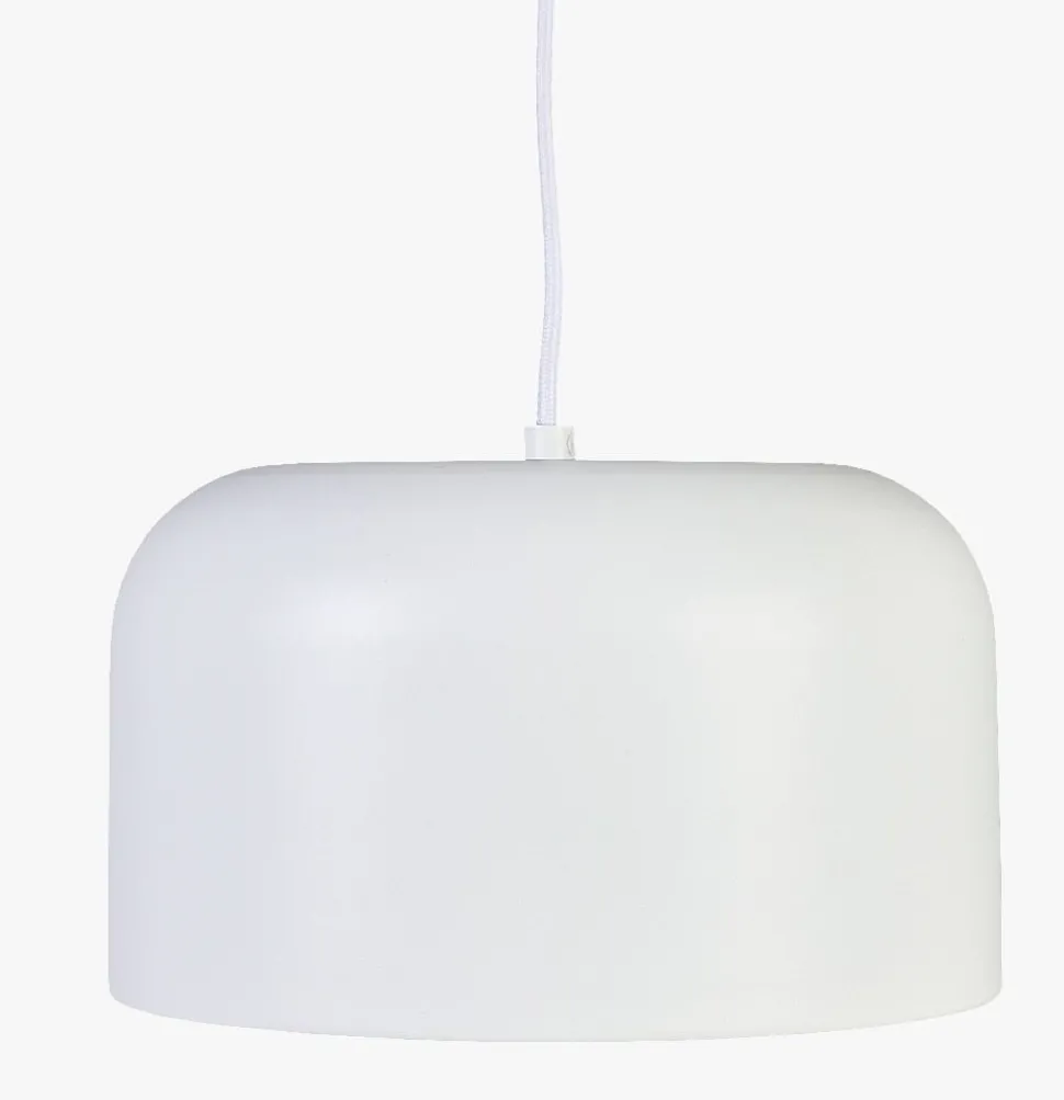 Taklampe hvit - 25x15 cm
