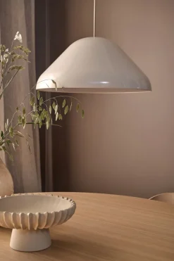 Taklampe krem - 19,5 cm ø43,4