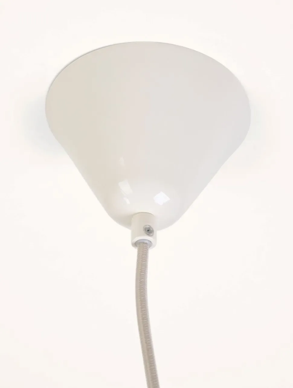 Taklampe krem - 19,5 cm ø43,4