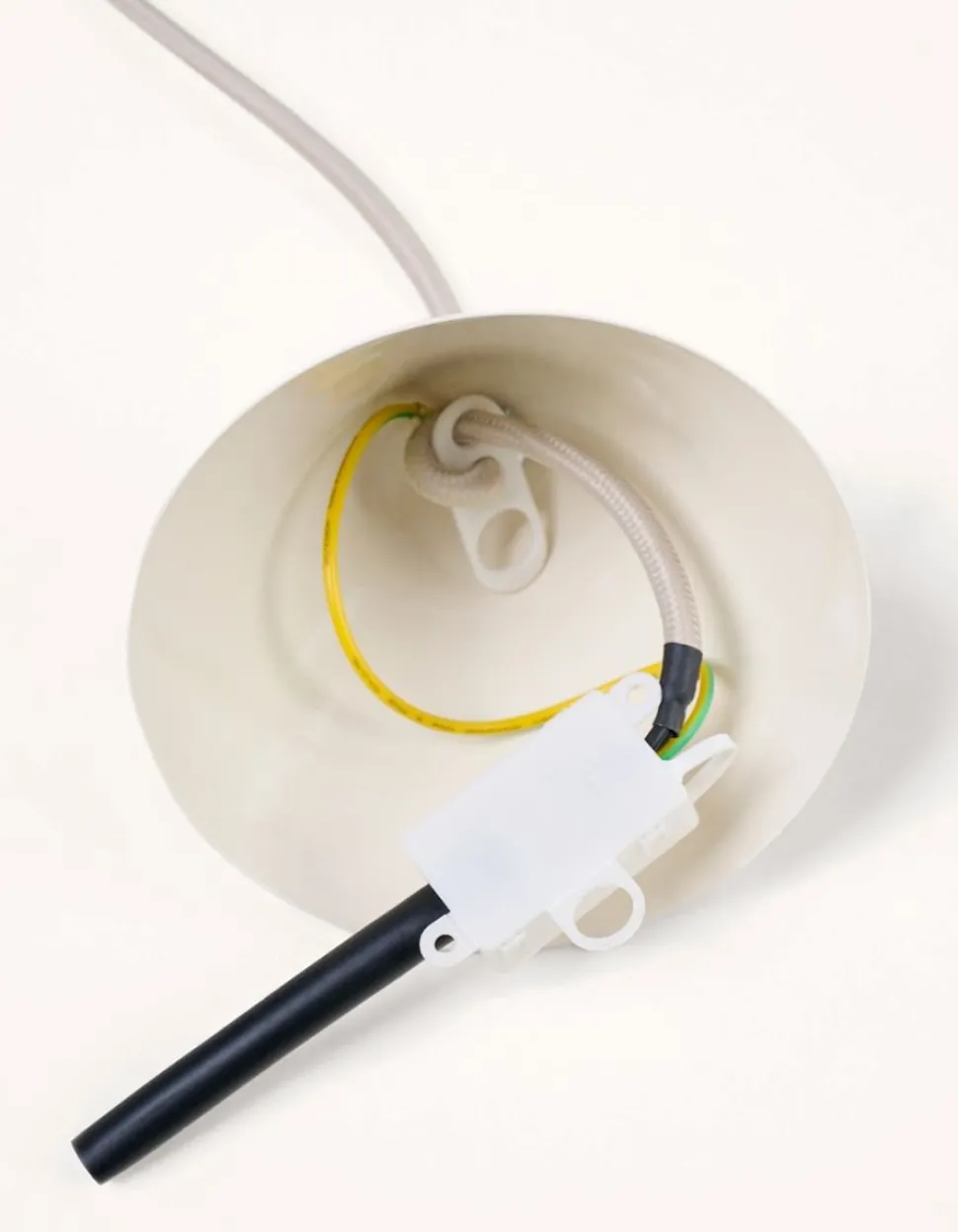 Taklampe krem - 19,5 cm ø43,4