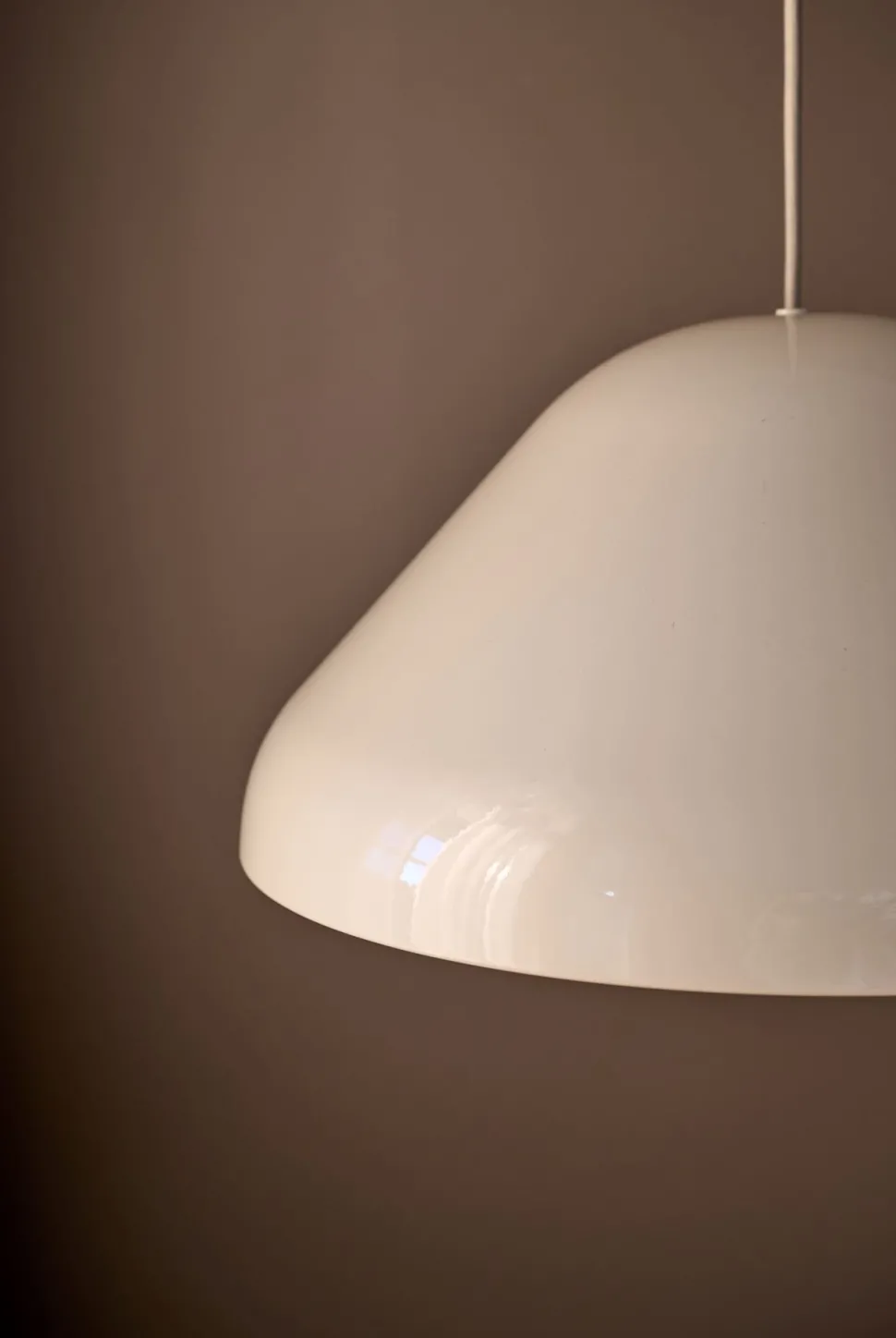 Taklampe krem - 19,5 cm ø43,4