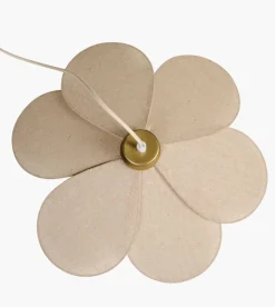 Taklampe natur - 30x30x9 cm