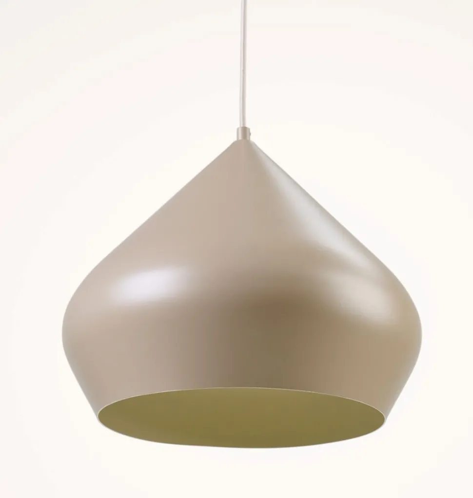 Taklampe taupe - 29,5 cm ø34