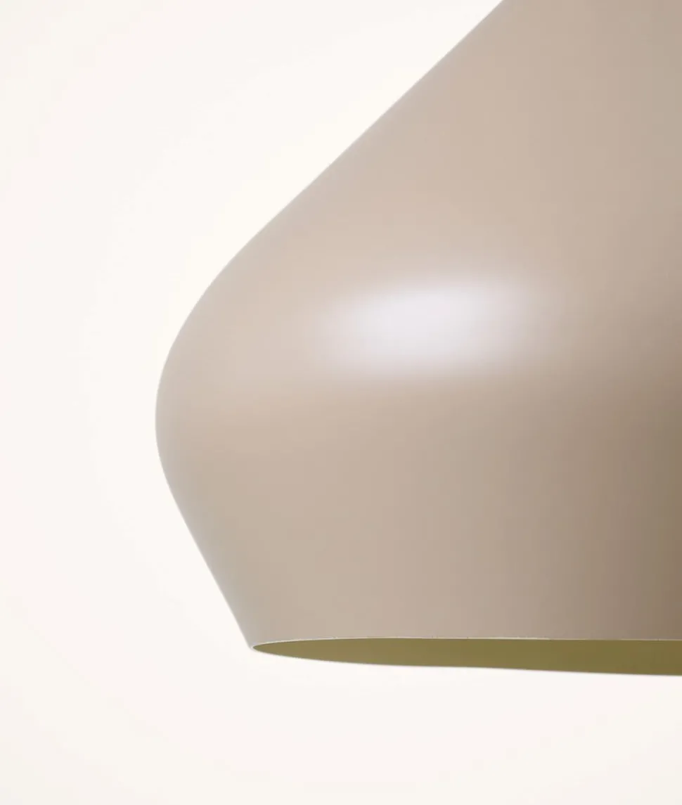 Taklampe taupe - 29,5 cm ø34