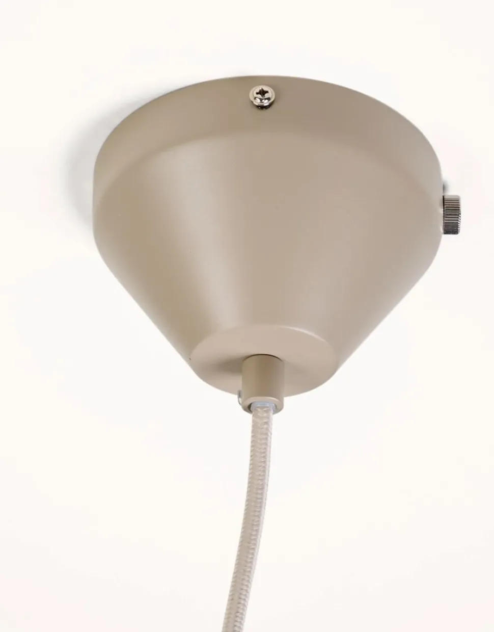 Taklampe taupe - 29,5 cm ø34