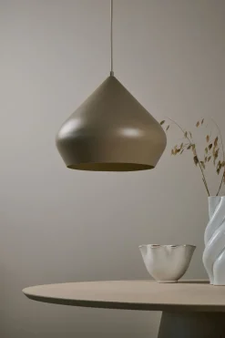 Taklampe taupe - 29,5 cm ø34