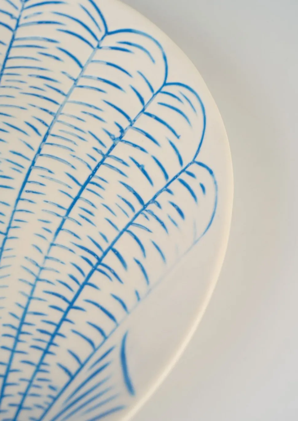 Tallerken blå - ø20 cm
