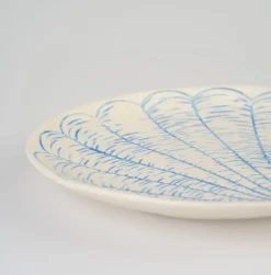 Tallerken blå - ø20 cm