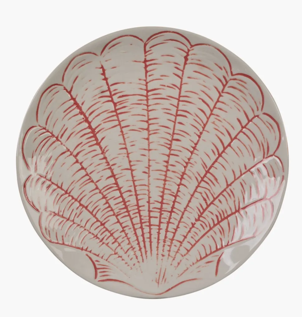 Tallerken korall - ø20 cm