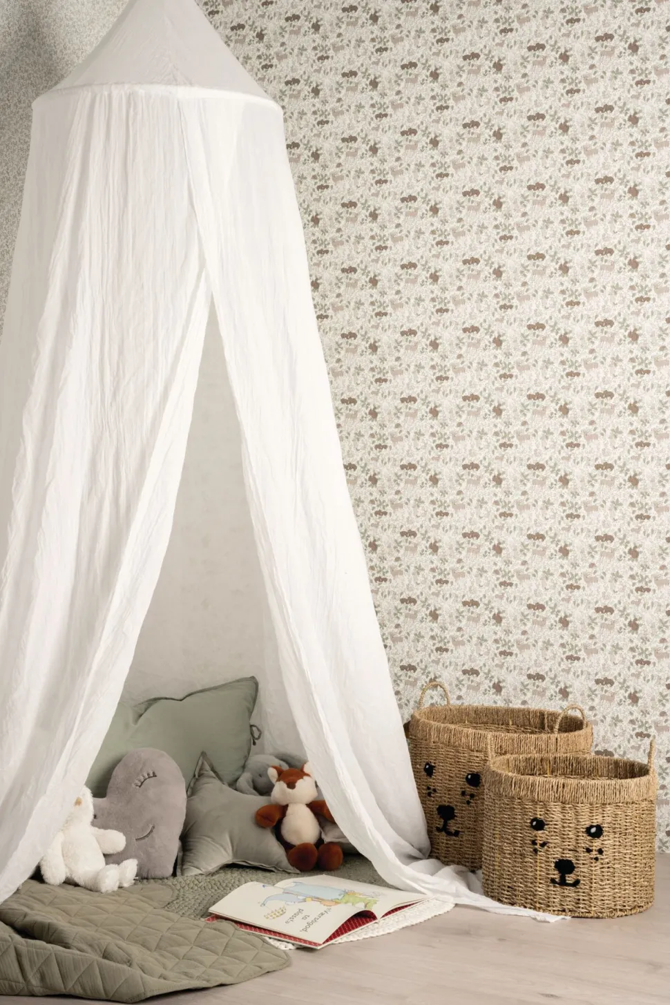 Tapet blå - 53 cm x10,5 m