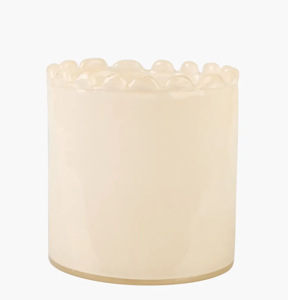 Telysholder beige - 15,6x15,6x15,5 cm