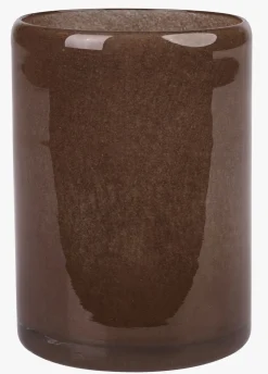 Telysholder brun - 11x11x15 cm