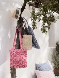Totebag rød - 30x30 cm