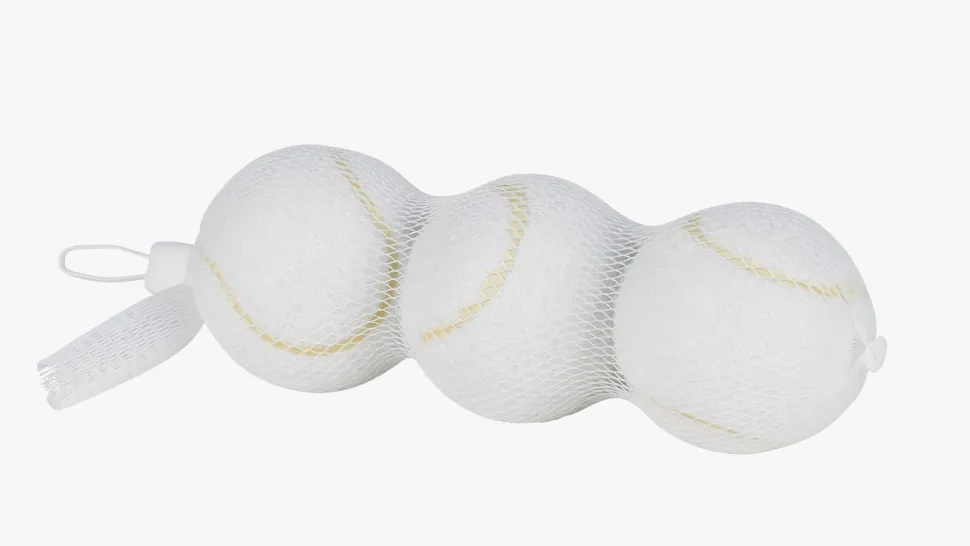 Tørkeballer hvit - ø6 cm