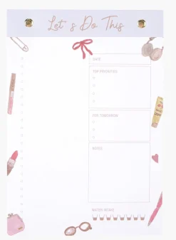 Ukeplanlegger rosa - 14,5x21 cm