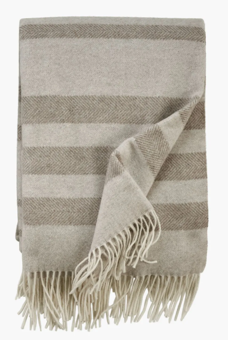 Ullpledd beige - 130x170 cm
