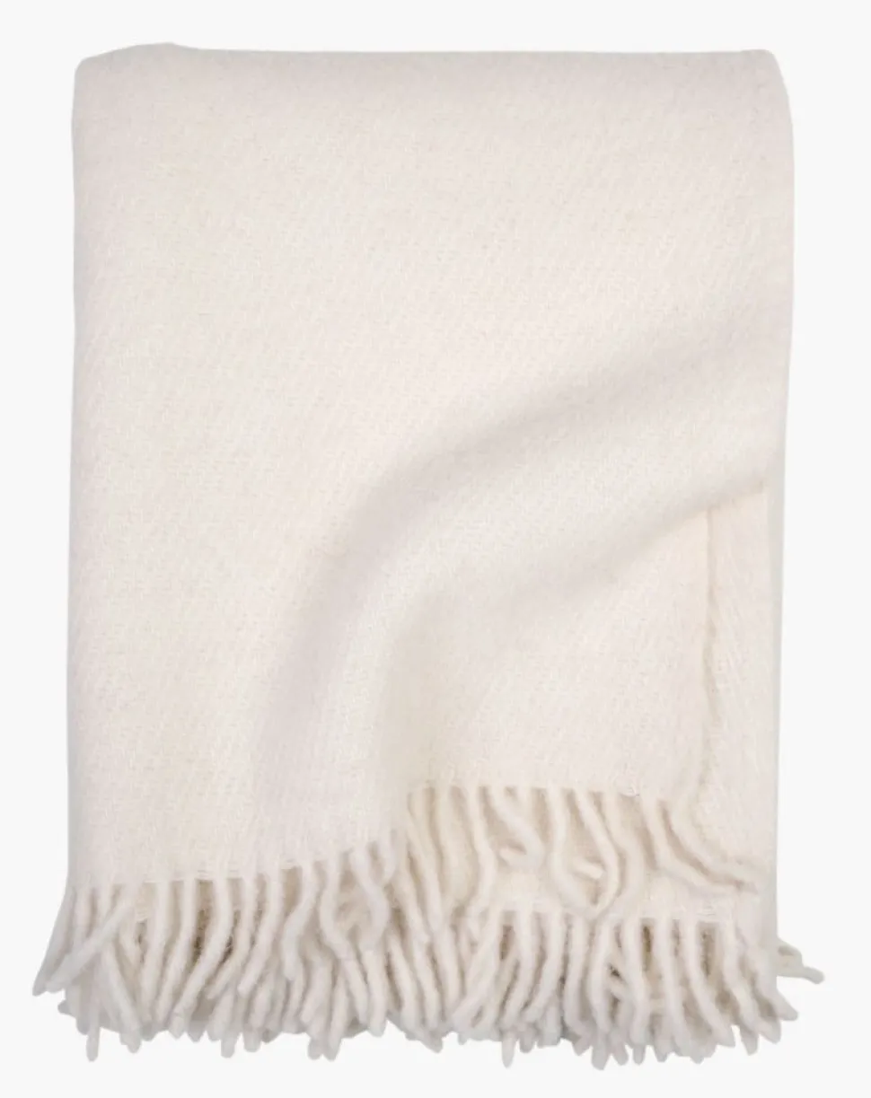 Ullpledd offwhite - 130x170 cm
