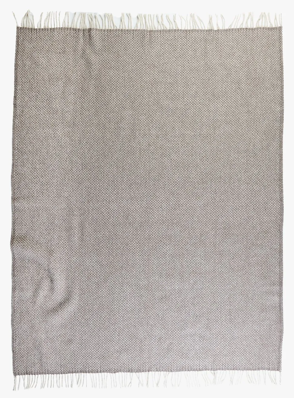 Ullpledd taupe - 130x170 cm