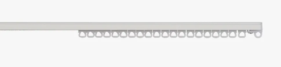 U-skinne hvit - 150 cm