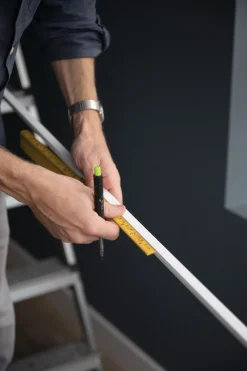 U-skinne hvit - 150 cm