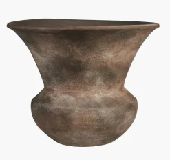 Vase brun - 41x41x33 cm